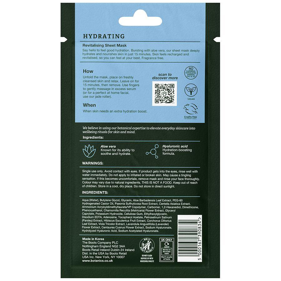 Botanics Hydrating Revitalising Sheet Mask