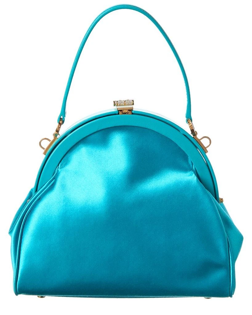 Versace Medusa 95 Satin 
Leather Shoulder Bag 2