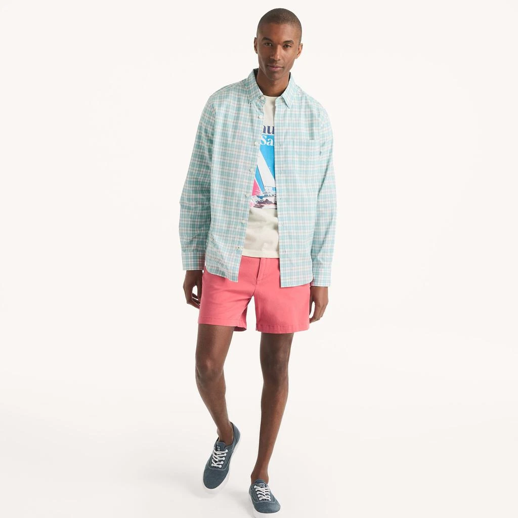 Nautica Mens Plaid Shirt 3
