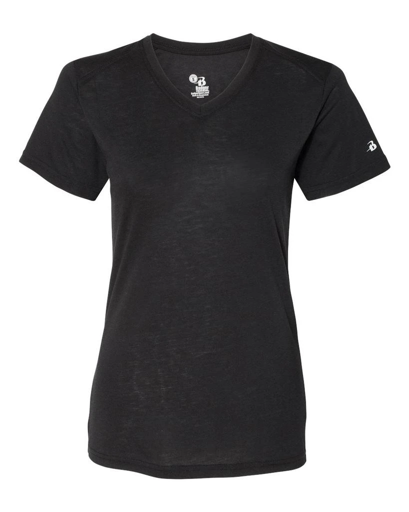 Badger Women’s Triblend Performance V-Neck Short Sleeve T-Shirt 8