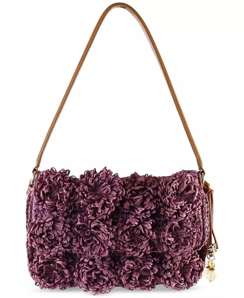 Sam Edelman Phoebe Small Raffia Shoulder Flap Shoulder Bag 1