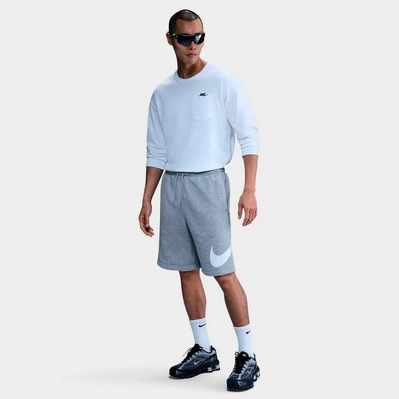 Men's Nike Club Fleece Swoosh Graphic Shorts – On Sale Now with Up