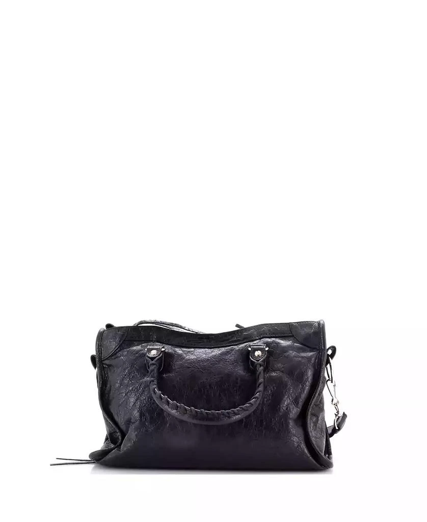 Pre-Owned Balenciaga Small Logo Strap City Classic Studs Bag Leather 4