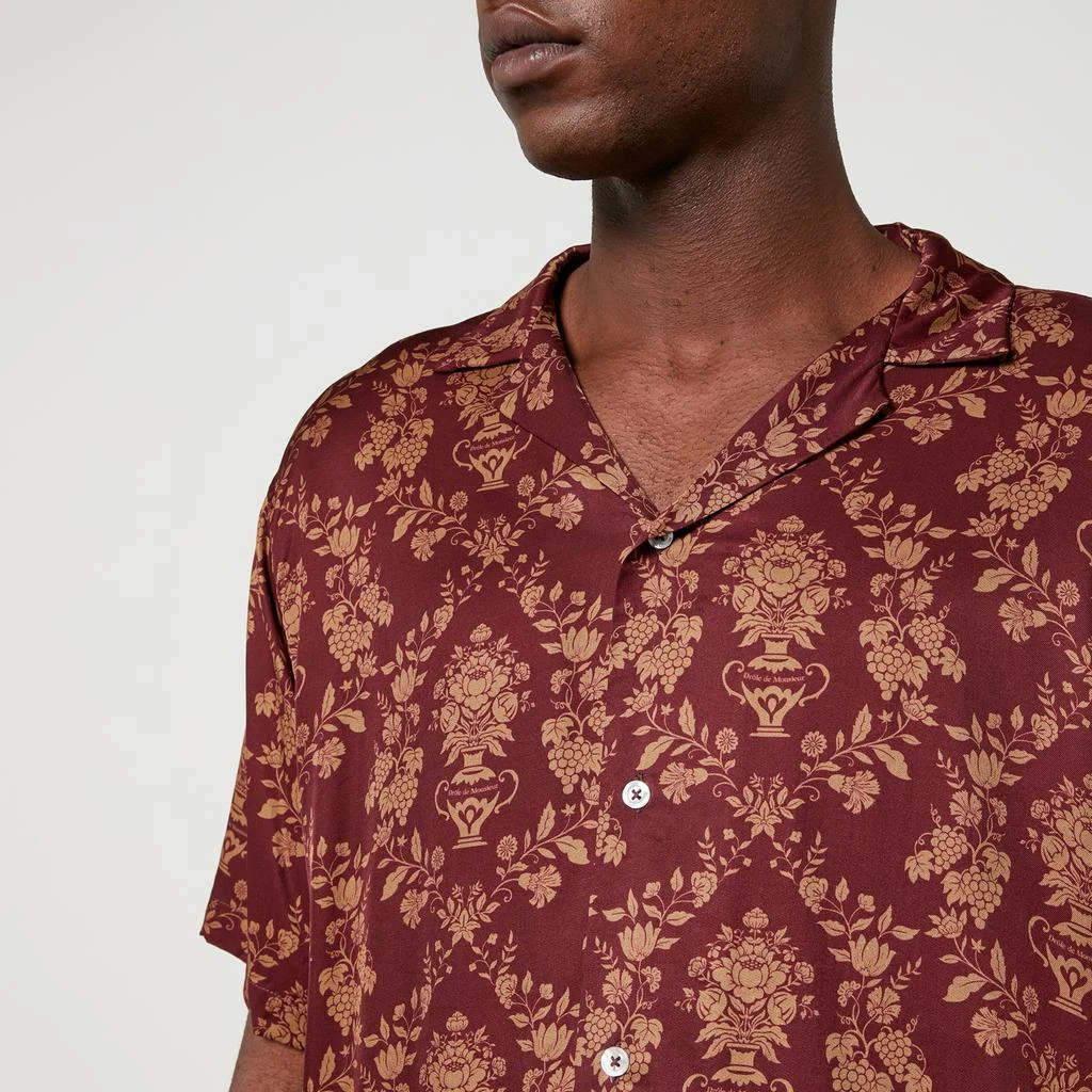 Drôle de Monsieur Drôle de Monsieur La Chemise Damas Printed Satin Shirt 4