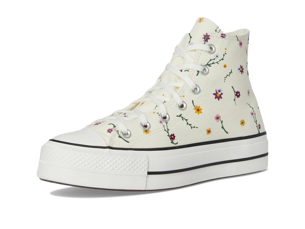 Converse Chuck Taylor All Star Lift Platform Embroidered Blooms 7