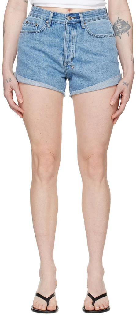 Ksubi Blue Rollin Out Authentik Denim Shorts 1