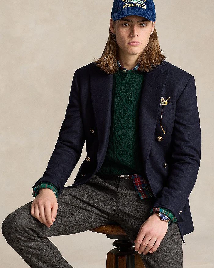 Ralph Lauren Wool Cable Knit Crewneck Sweater 3