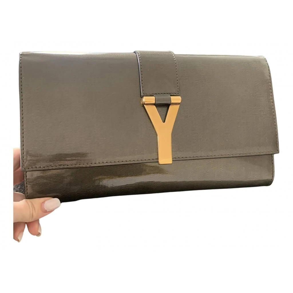 Yves Saint Laurent Saint Laurent Chyc patent leather clutch bag 1