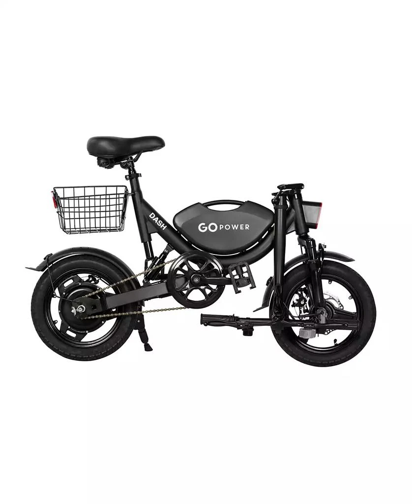 Gopowerbike GoDash Electric Bike | Compact Folding Adult Mini E-Bike | Dual Disc Brakes | Dual Shock Suspension | Throttle and Pedal Assist | 400W Motor | 14” Tires | Up to 30 Mile Range 8