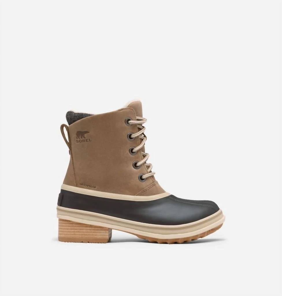 SOREL Women's Slimpack Iii Lace Winter Boots In Khaki Ii 2