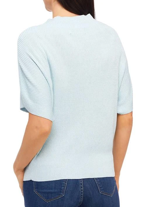Truth Womens Short Sleeve V Neck Pullover Top 2