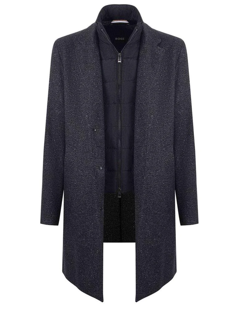 Hugo Boss Boss Hugo Boss Single Breasted Detachable-Panels Coat 4