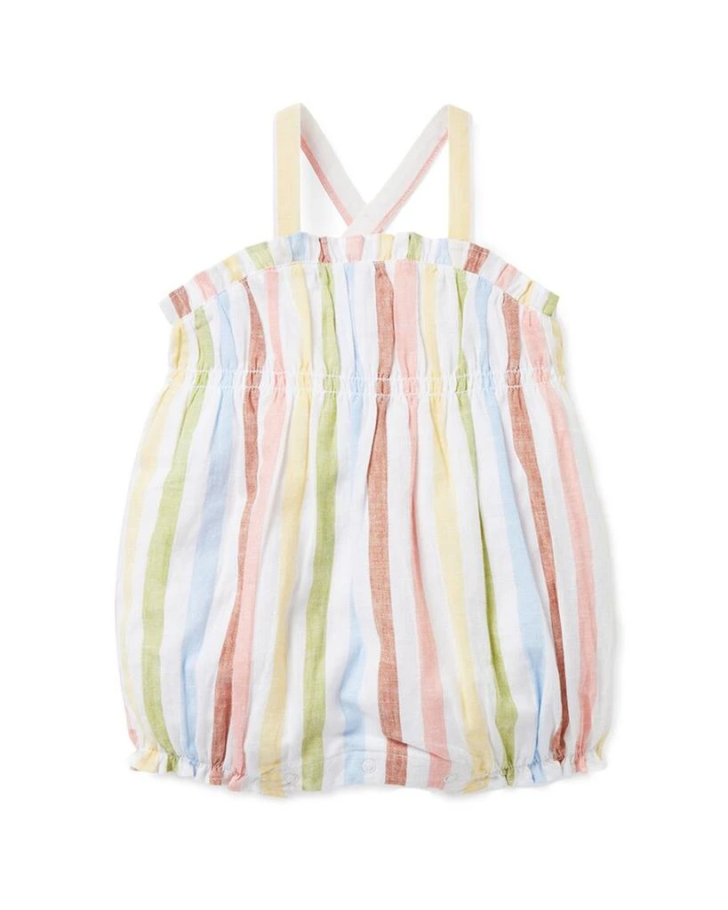 Janie and Jack Janie and Jack Baby Striped Linen-Blend Romper 1