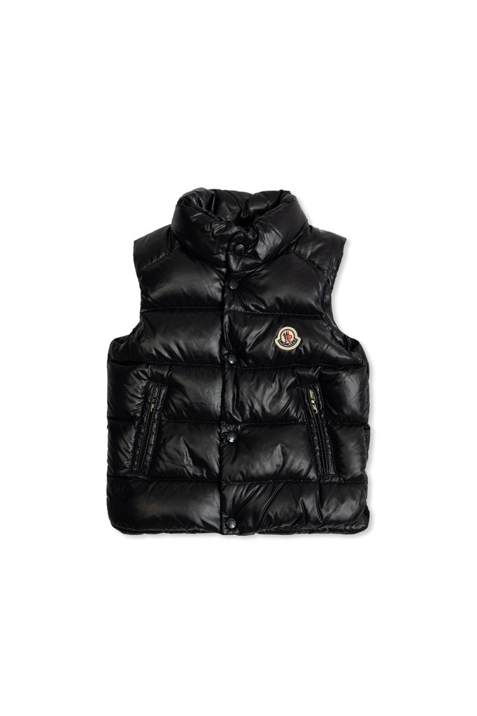 MONCLER モンクレール ×KITH BOX LOGO DOWN VEST Black Logo Vest - kids atelier
