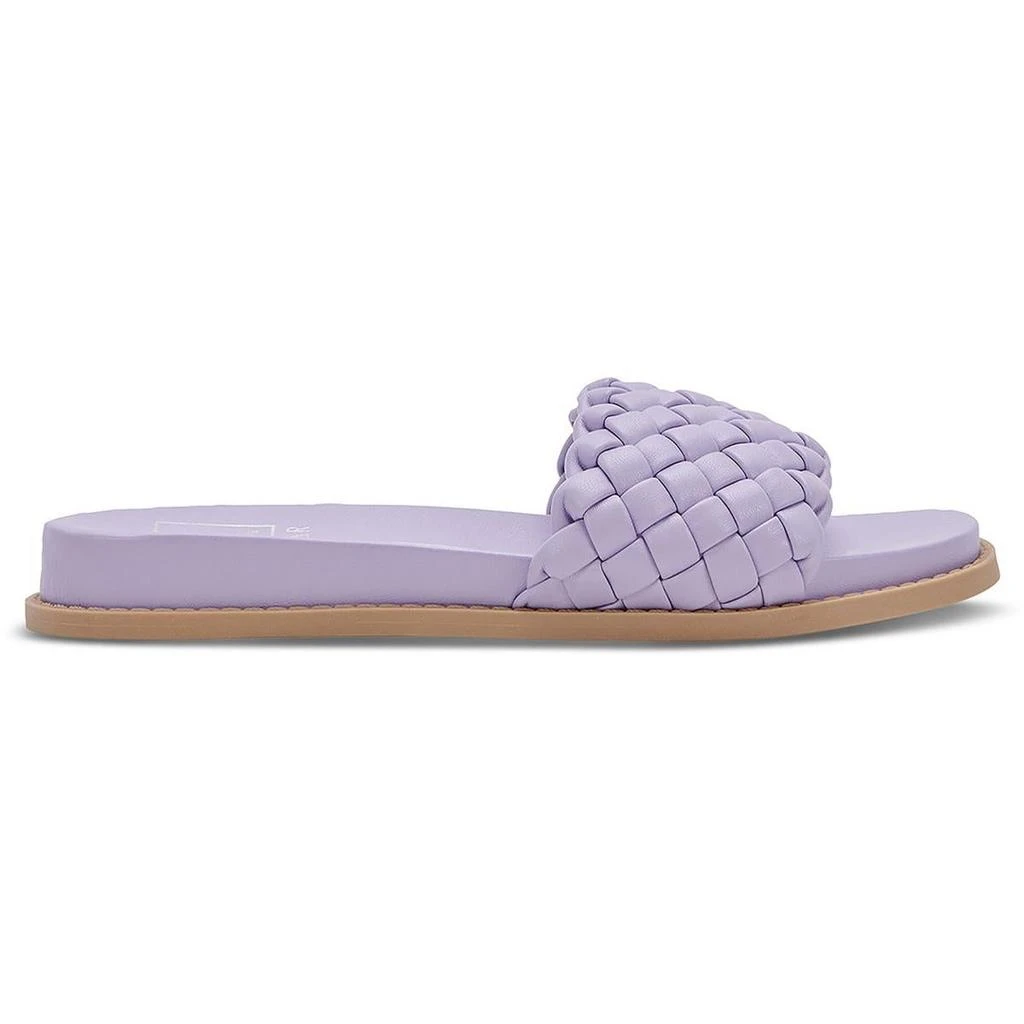 Dolce Vita Grazie  Womens Basketweave Slip On Slide Sandals 6