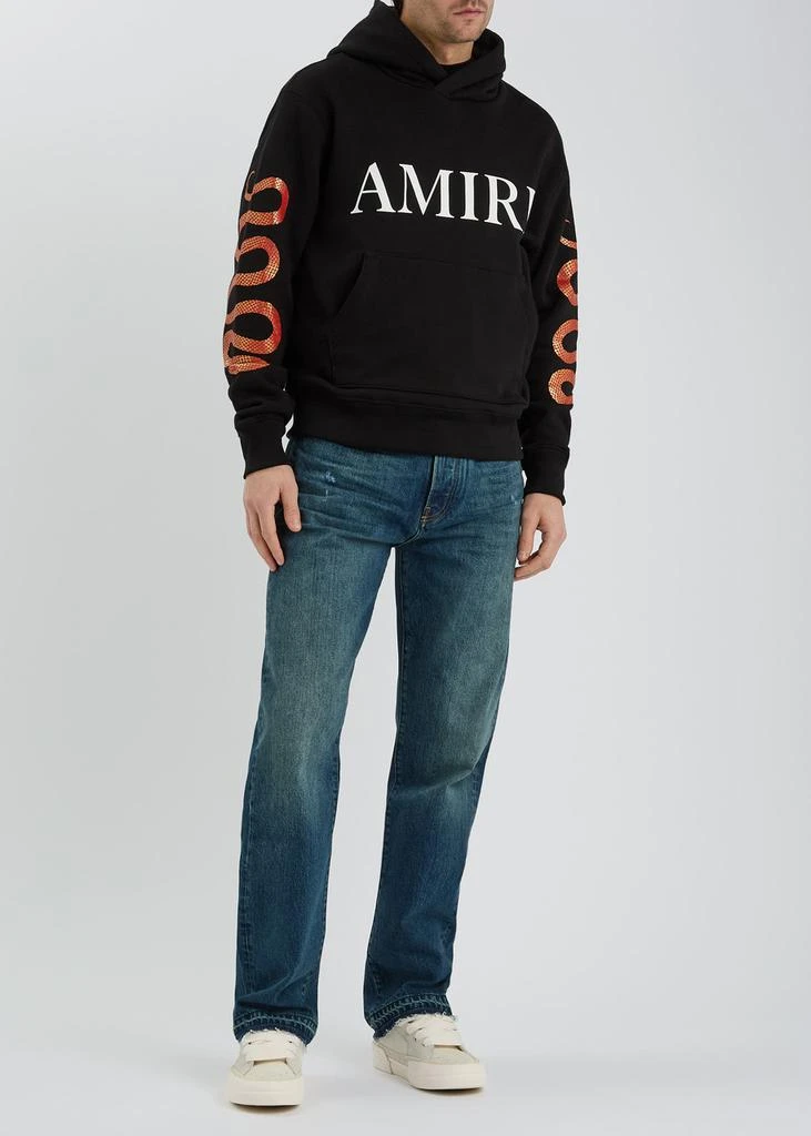 AMIRI Snake hooded cotton sweatshirt 4
