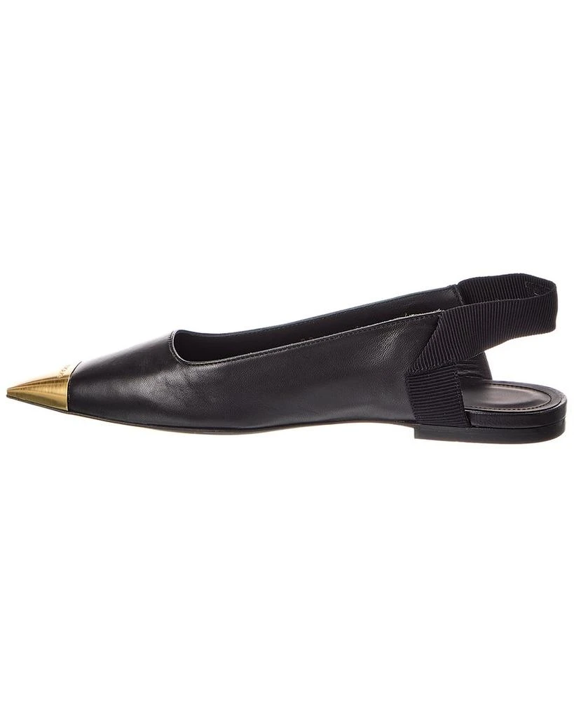 Salvatore Ferragamo Ferragamo Alhena Leather Slingback Flat 2