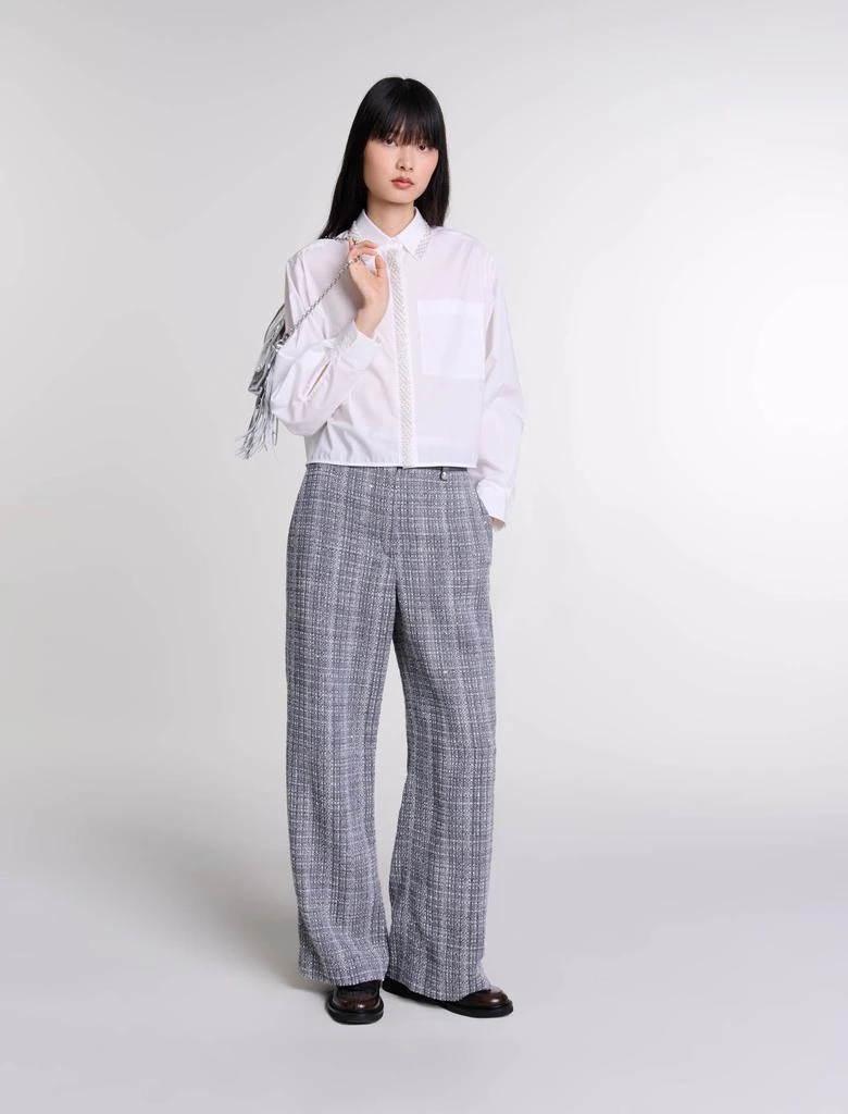 Maje Maje Woman's cotton Tweed trousers for Fall/Winter 1