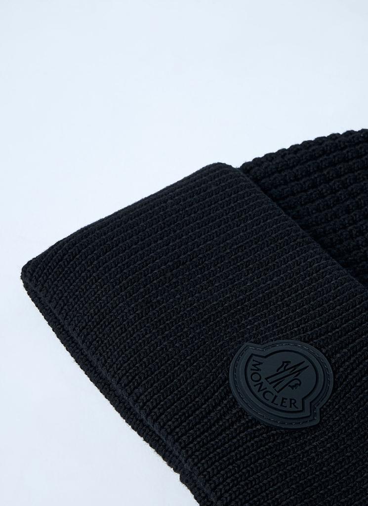 Moncler Logo Motif Beanie Hat