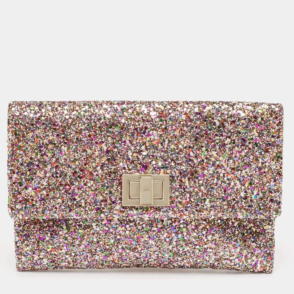 Anya Hindmarch Anya Hindmarch Multicolor Glitter Valorie Clutch 1
