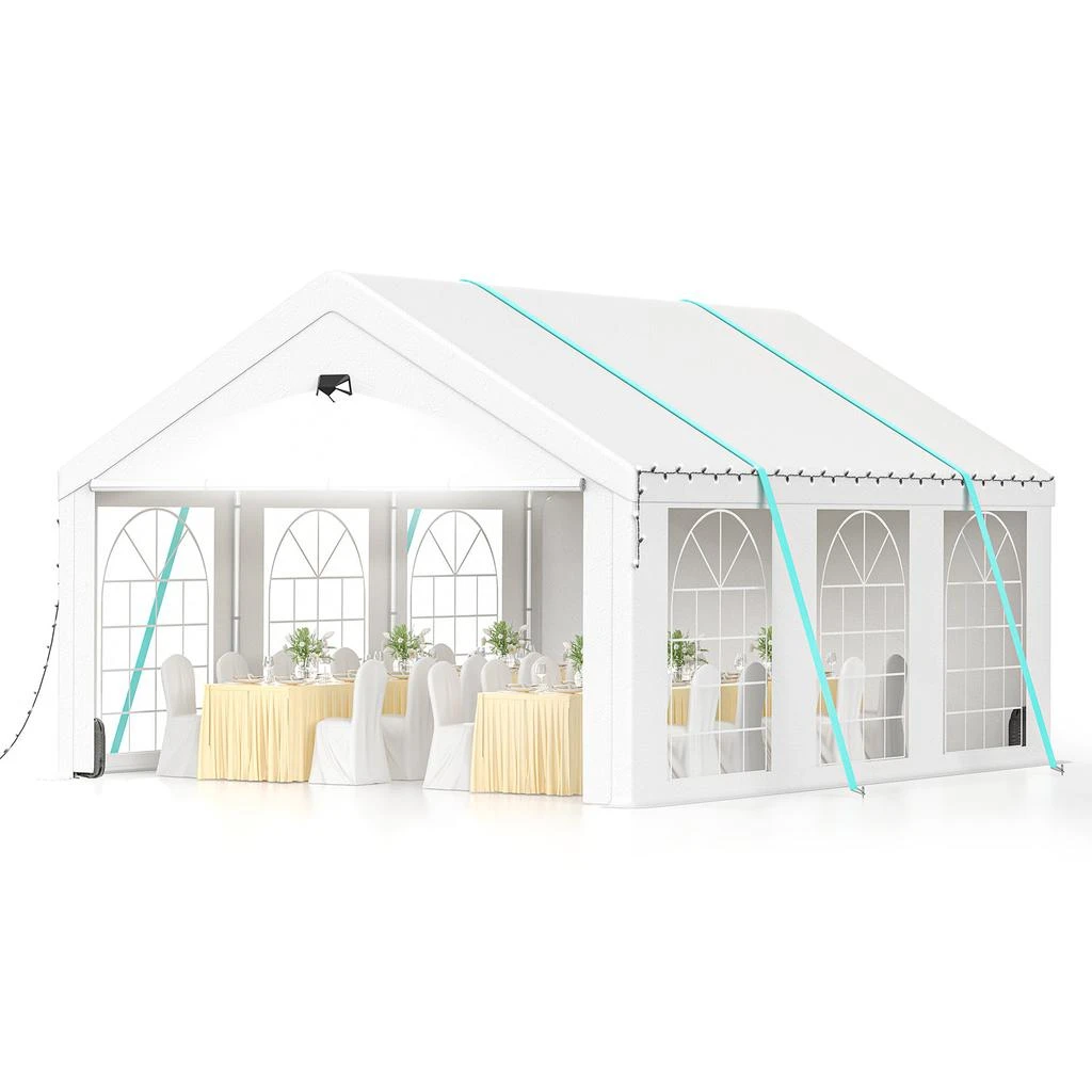 Streamdale Furniture Streamdale 10x20FT Heavy Duty Canopy Tent with Removable Walls 4