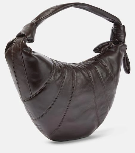 Lemaire Fortune Croissant leather shoulder bag 4