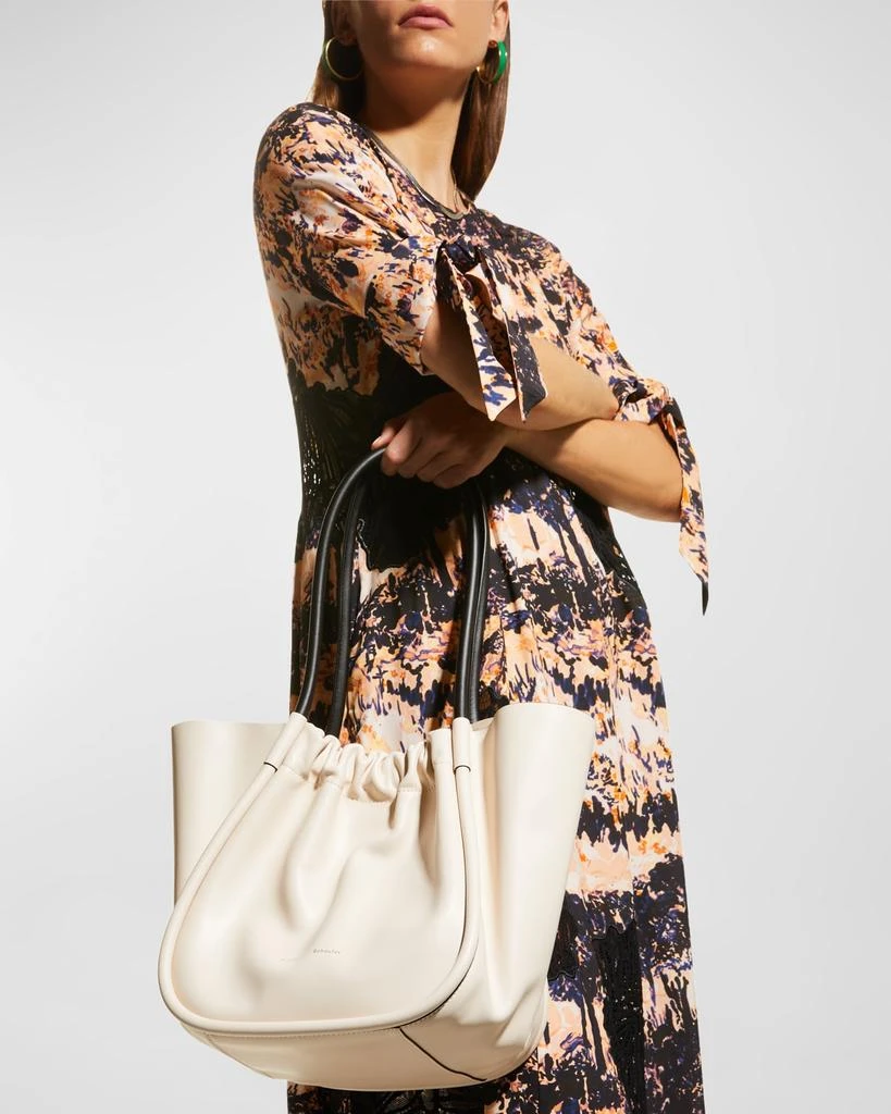 Proenza Schouler Large Ruched Smooth Leather Tote Bag 4