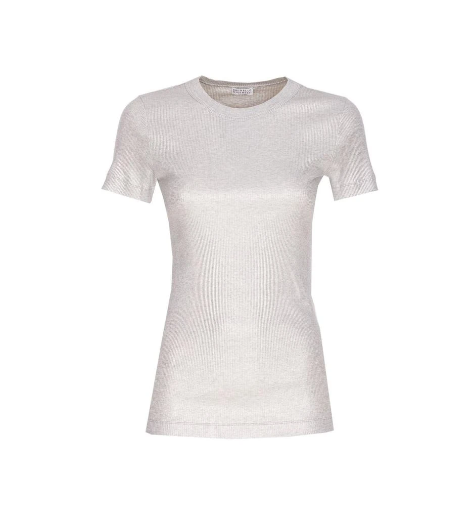 Brunello Cucinelli Brunello Cucinelli Ribbed-Knit Top from Cettire