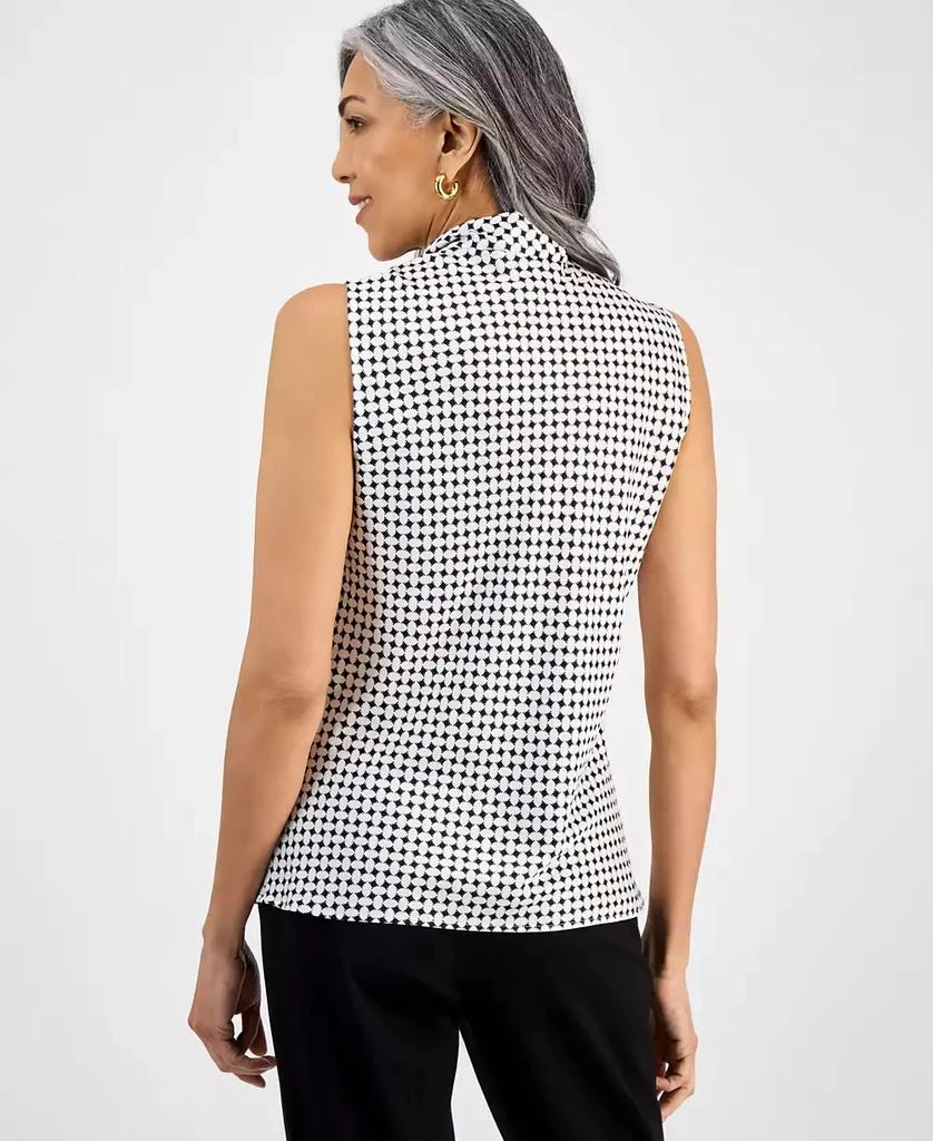 Kasper Women's Tie-Neck Sleeveless Top, Regular & Petite 4