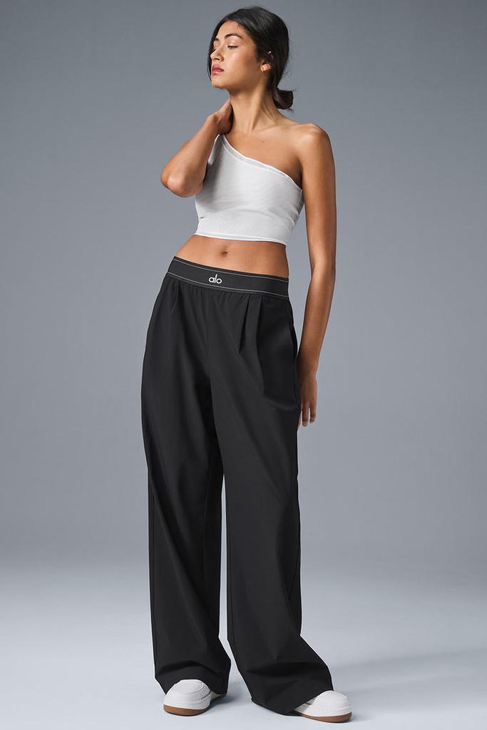 公式購入·未開封／alo yoga Suit Up Trouser アロヨガ Suit Up Trouser (Regular) - Black | ALO