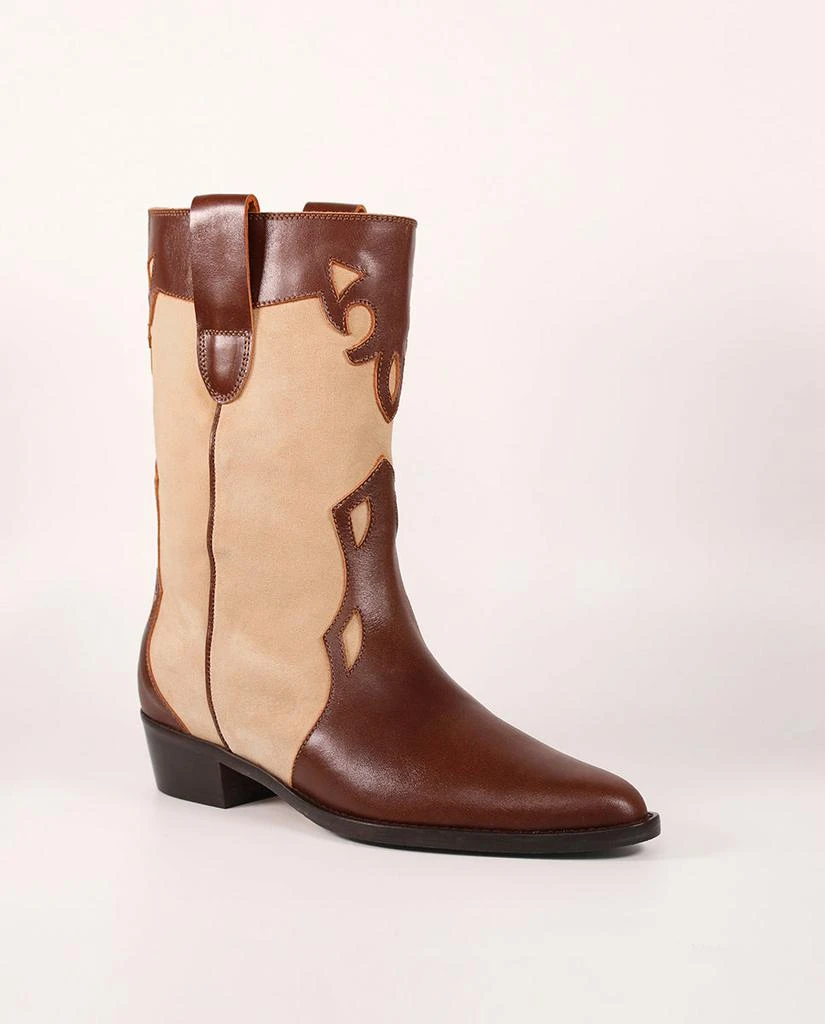 Toral Bottes Molly Choco & Beige 10