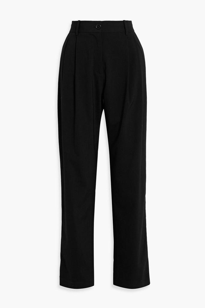 CO Wool-blend twill straight-leg pants