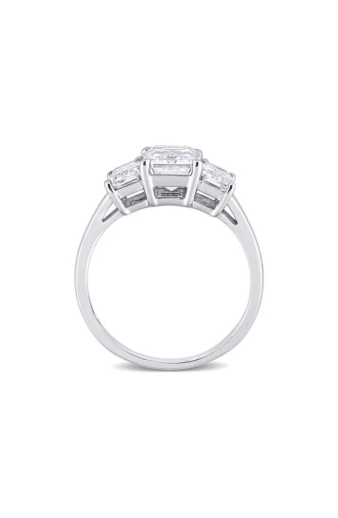 DELMAR Emerald Cut Lab Created Moissanite Ring 6
