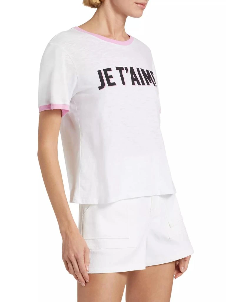 Cinq à Sept Je T'aime Two-Tone T-Shirt 4