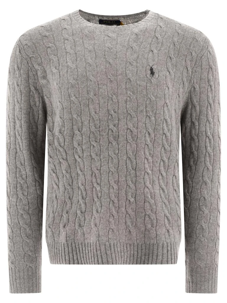 Polo Ralph Lauren Polo Ralph Lauren Pony Embroidered Cable-Knit Jumper 1