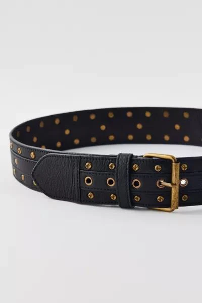 Urban Outfitters Studded Washed Leather Belt 3