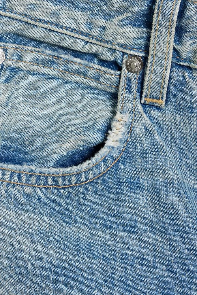 SLVRLAKE Hero distressed high-rise slim-leg jeans 4