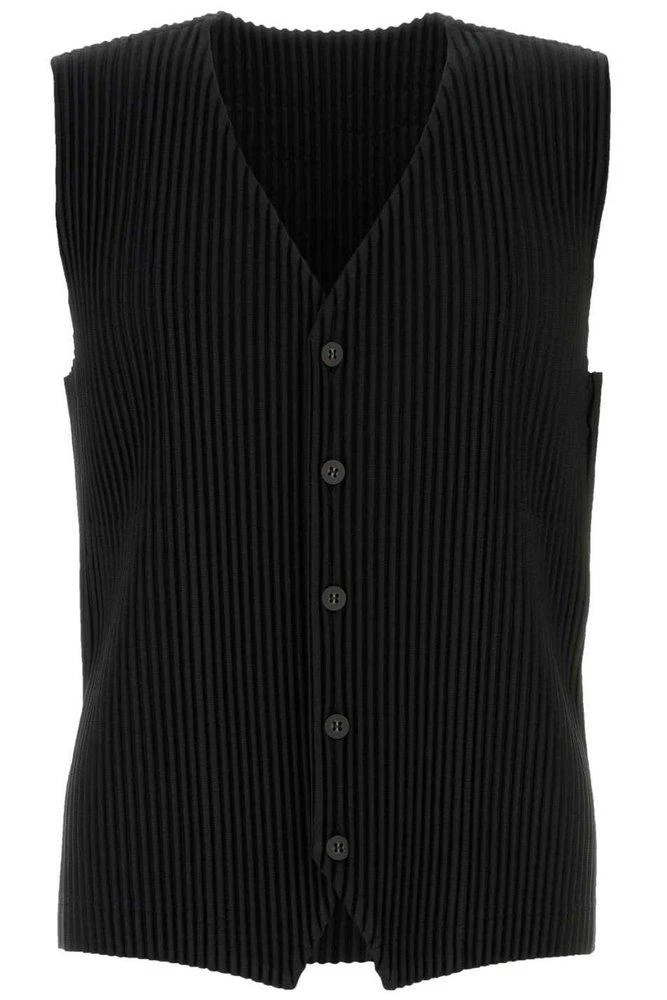 Homme Plissé Issey Miyake Homme Plissé Issey Miyake Basics Open-Front Vest