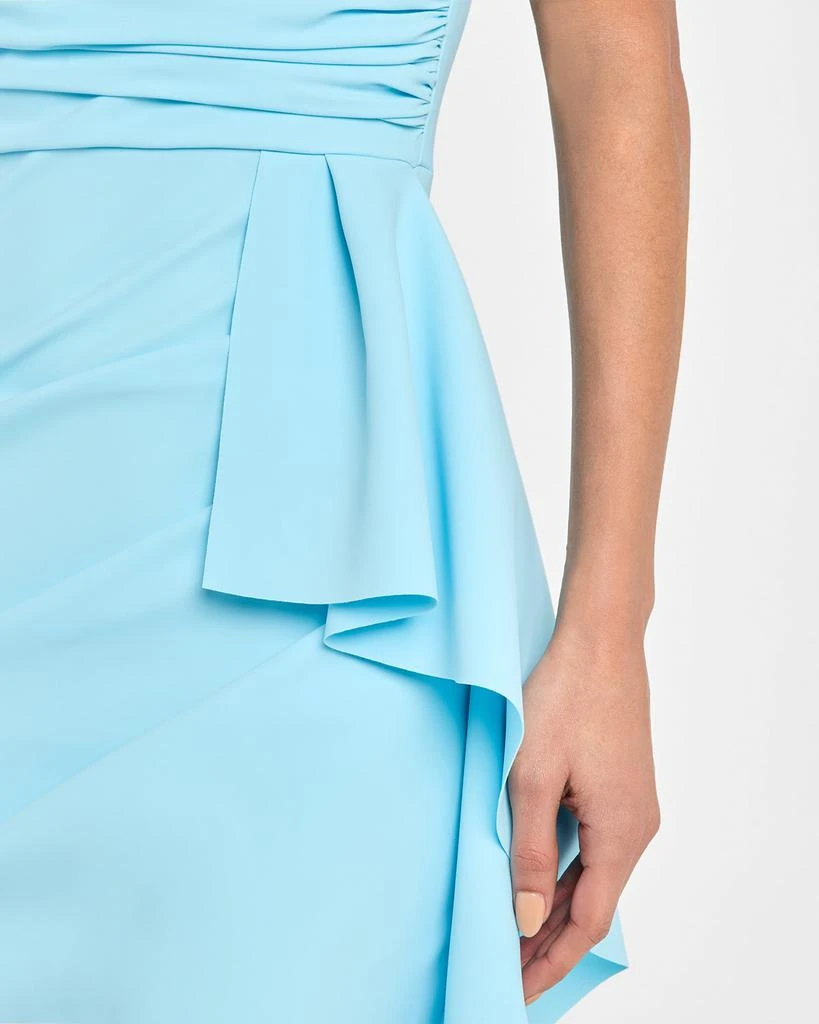 Chiara Boni Sozen Ruched Side-Drape Gown 6