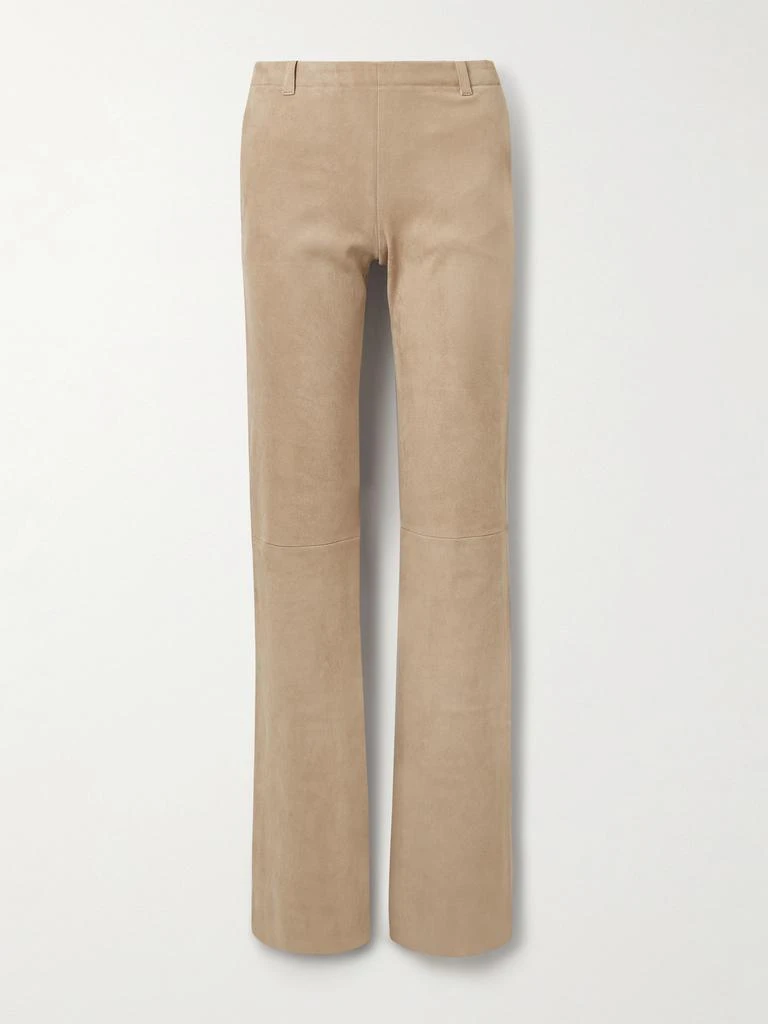 STOULS Oswald 绒面革直筒裤