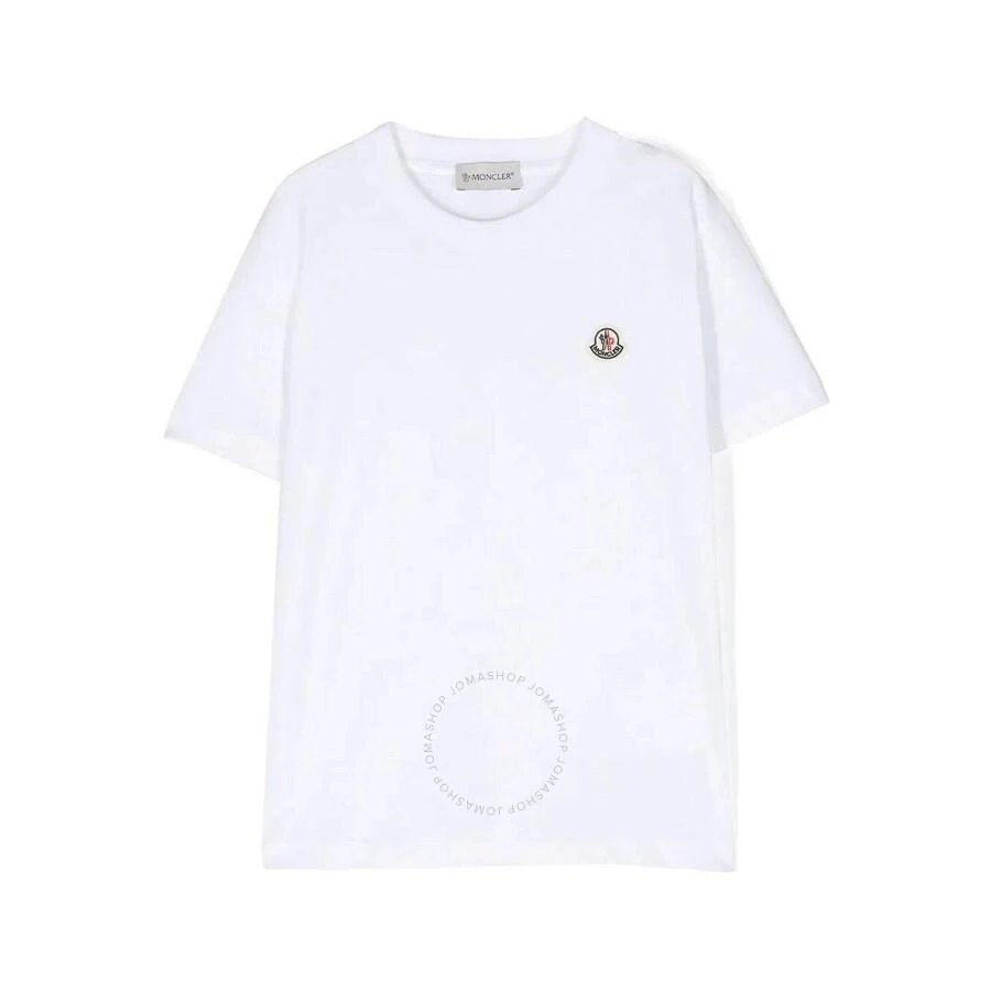Moncler Boys Mascotte Logo-Patch Cotton T-Shirt 1