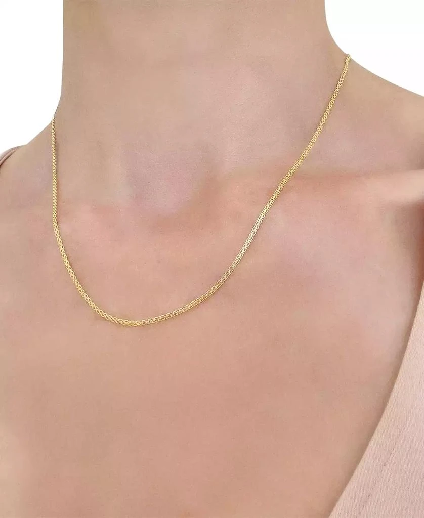 Macy's 18" Bismark Link Chain Necklace (1-1/2mm) in 14k Gold 2