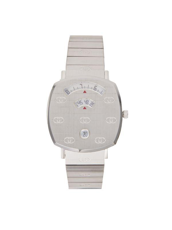 Gucci Grip Stainless Steel Bracelet Watch/35MM