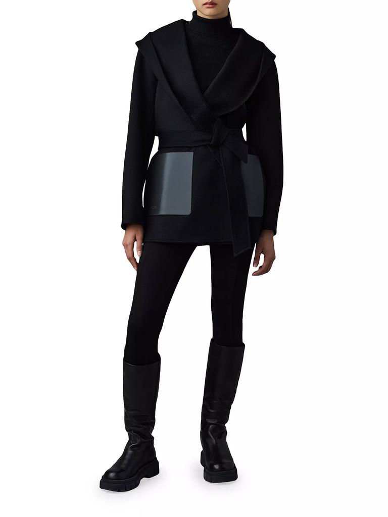 Mackage Azra Wool Wrap Jacket