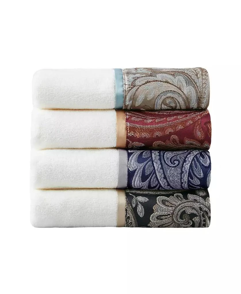 Madison Park Aubrey 6-Pc Jacquard Bath Towel Set 4