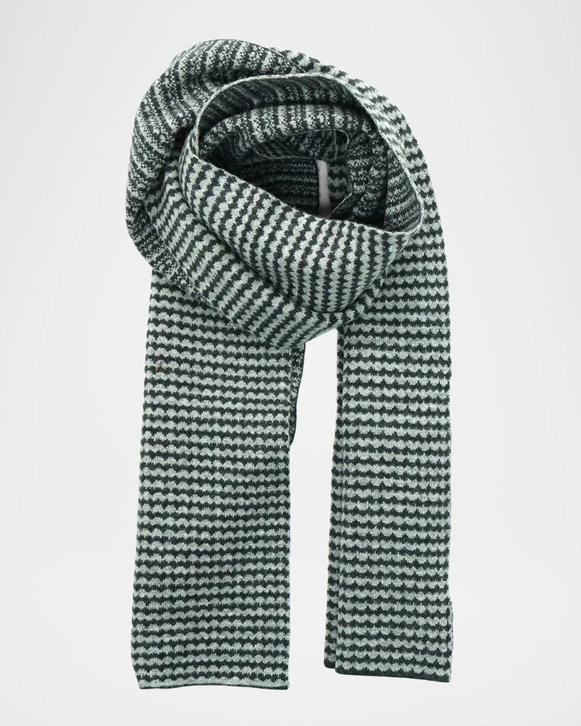 Portolano Men's Jacquard Scarf with Design 1