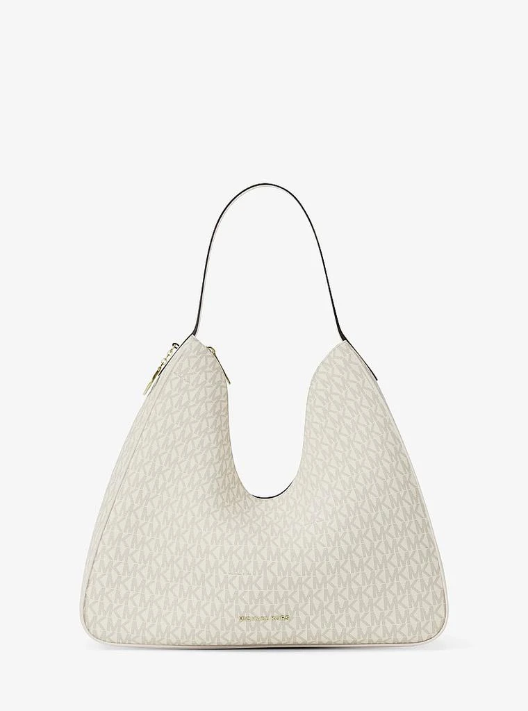 Michael Kors Nayla Medium Signature Logo Shoulder Bag