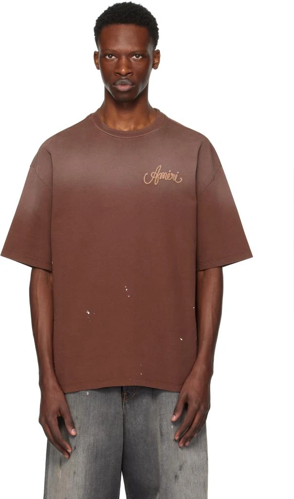 AMIRI Brown 
AMIRI Design Studio
 T-shirt 1