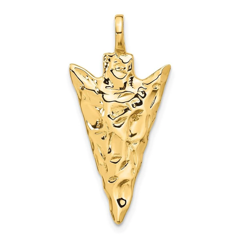 Diamond2Deal 14k Yellow Gold 3D Arrow Head Charm