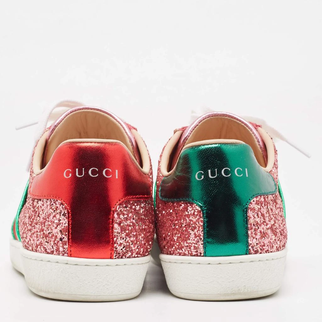 Gucci Gucci Tri Color Glitter  and Leather Ace Low Top Sneakers Size 38.5 5